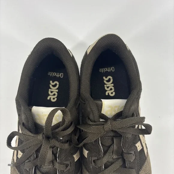 ASICS Lyte Classic Women's Ortholite Sneakers Sz 8.5 Black/Gravel 90's Inspired - Picture 3 of 8